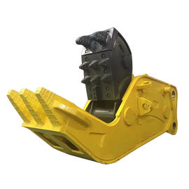 Pulverizer желтого экскаватора Hardox-500 гидравлический каменный