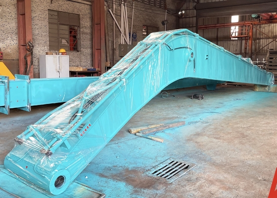 Продано длинное заграждение достигаемости экскаватора 6-8T, противовес 1.5T, заграждение 5.5m и рука 4.5m.