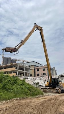 Высокопрочная усиленная стрела и рычаг для сноса 25-тонный экскаватор CAT325 для демонтажа высотных зданий и разрушения бетона