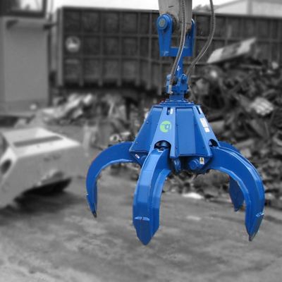 Специализированный экскаватор Huitong Orange Peel Grab для экскаваторов 17-26 тонн Тип машины Экскаватор Присоединительные инструменты Сертификат CE
