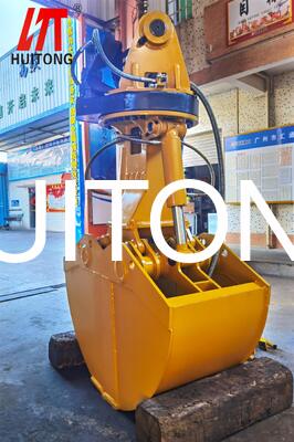 Hydraulic Clamshell Bucket 1.0m³ for 17 to 20 Ton Excavators Deep Trenching Excavation and Material Handling