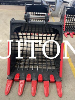 EXCAVATOR Skeleton Bucket for PC250/CAT325 1.2cbm for Gravel Grading/Material Sorting & Screening/Separating Rocks From Topsoil