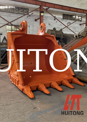 Excavator Heavy Duty Digging Bucket 2.5 to 3.0m3 for PC400 CAT345 ZX450 Construction Earthmoving and Compact Clay