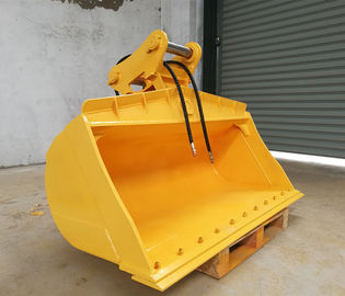 Customizable Steel Tilt Bucket for Excavators Red/Yellow 800-1500mm Opening