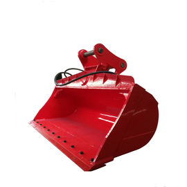 Customizable Steel Tilt Bucket for Excavators Red/Yellow 800-1500mm Opening