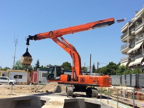 Фабричная цена экскаватор гидравлический телескопический бум и рука 20-22T для SK200 PC200
