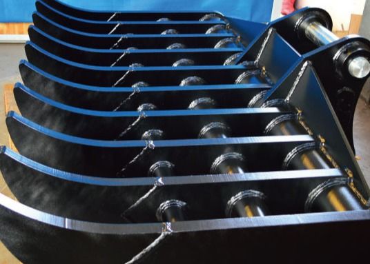 Кастомизированные грабли для экскаватора 10 тонн, грабли-щетка для экскаватора, грабли-сито для экскаватора, грабли для расчистки территории для экскаватора