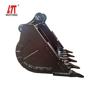 Вместимость тяжеловесной экскаваторной ведра Q355B Hardox550 800-1200mm 0,25-4,3cbm Вольфрамовые зубы