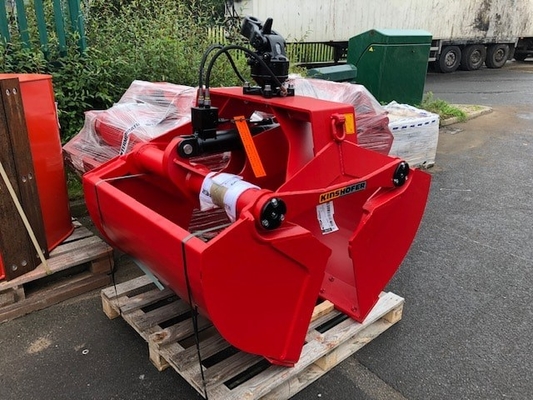 Тяжелый экскаватор Clamshell Bucket Hardox450/500/550 Прочность 0,4-6 кубических метров Желтый/Конфигурированный