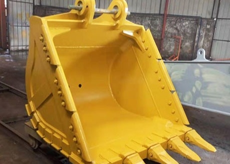 Тяжелый грузовик Q355 экскаваторный скальный ведро с прочными зубами 700-1000 кг Желтый/черный цвет