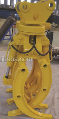 Q355B/NM400/HARDOX450 экскаватор 360 вращающийся гидравлический грабль для 9 тонн CAT310 высокоэффективный грабль
